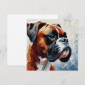 Boxer Dankeskarte (Vorne/Hinten)