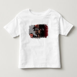 Boxer, der sich hinlegt kleinkind t-shirt