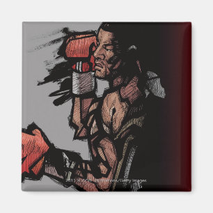 Boxer, der sich hinlegt magnet