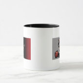 Boxer, der sich hinlegt tasse (Zentrum)