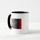 Boxer, der sich hinlegt tasse (Vorderseite Links)