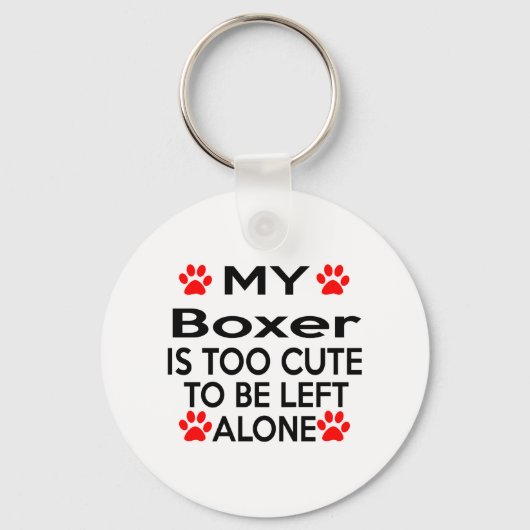 Boxer Designs Schlüsselanhänger (Vorderseite)