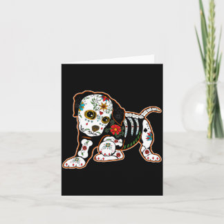 Boxer Dia De Los Muertos Tag Der Regierung Karte