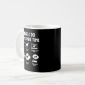 Boxer-Dinge spare Time Funny Dog Mama Vater Kaffeetasse (Vorderseite Links)