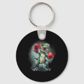 Boxer Dinosaur Boxing Dino Kickboxing T-rex Boxing Schlüsselanhänger (Vorderseite)