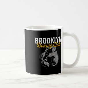 Boxer Distressed Retro Brooklyn Boxing Club Vintag Kaffeetasse