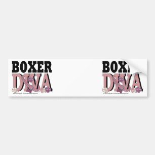 Boxer DIVA Autoaufkleber