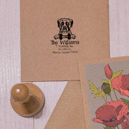 Boxer Dod, Rücksendeadresse, Gummistempel