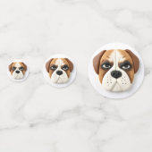 Boxer Dog 3D Inspiriert Konfetti (Vorderseiten)
