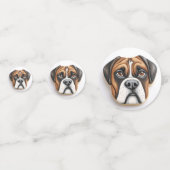 Boxer Dog 3D Inspiriert Konfetti (Vorderseiten)