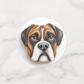 Boxer Dog 3D Inspiriert Konfetti (Klein Vorderseite)