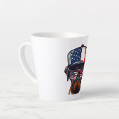 Boxer Dog 4. Juli Milchtasse (Linke Ecke)