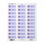 Boxer Dog Address Labels (Vorne)