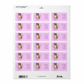 Boxer Dog Address Labels Adressaufkleber (Vorne)