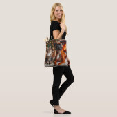 Boxer Dog and Cat Christmas Tasche (Am Model)