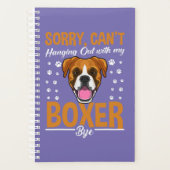Boxer Dog Apparel Boxer Dog Lover Planer (Vorderseite)