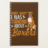 Boxer Dog Apparel Boxer Dog Lover Planer (Vorderseite)