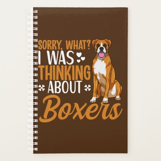 Boxer Dog Apparel Boxer Dog Lover Planer (Vorderseite)