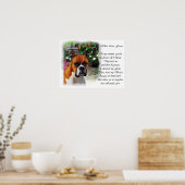Boxer Dog Art Print Poster (Küche)
