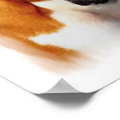 Boxer Dog Art Print Poster (Ecke)