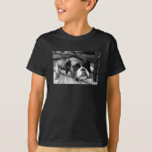 Boxer Dog auf Windows bccnm T-Shirt (Vorderseite)