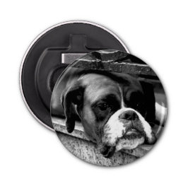 Boxer Dog auf Windows bocna Flaschenöffner