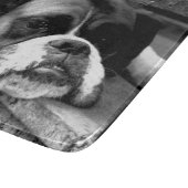 Boxer Dog auf Windows cbcna Schneidebrett (Ecke)