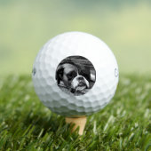 Boxer Dog auf Windows cwb gbcnm Golfball (Insitu T-Shirt)