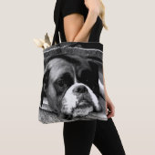 Boxer Dog auf Windows-stcnm Tasche (Von Nahem)