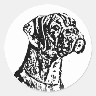 Boxer Dog Aufkleber