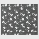 Boxer Dog Baby Shoppy Puppy Geschenkpapier (Flach)