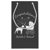 Boxer Dog Baby Shoppy Puppy Kleine Geschenktüte (Rückseite)