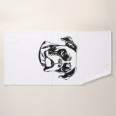 Boxer Dog Badehandtuch (Badehandtuch)