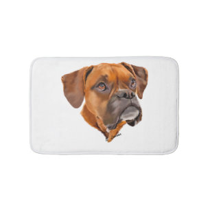 Boxer Dog Badematte