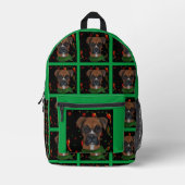 BOXER DOG BEDRUCKTER RUCKSACK (Vorderseite)
