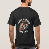 Boxer Dog Best Friend for Life T-Shirt (Rückseite)