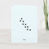 Boxer Dog Birthday Fun Feiertagskarte (Rückseite)