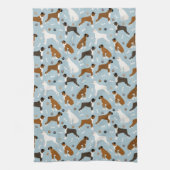 Boxer Dog Bones and Paws Küchentücher (Vertikal)