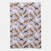 Boxer Dog Bones and Paws Küchentücher (Vertikal)