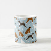 Boxer Dog Bones and Paws Tasse (Mittel)