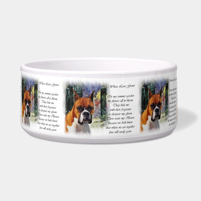 Boxer Dog Bowl Napf (Vorderseite)