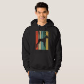 Boxer Dog Boxer Dog Retro Hoodie (Vorne ganz)