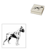 Boxer Dog Breed Gummistempel (Stempel)