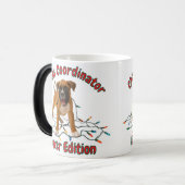 Boxer Dog Chaos Coordinator Verwandlungstasse (Vorderseite Links)