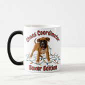 Boxer Dog Chaos Coordinator Verwandlungstasse (Links)