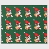 Boxer Dog Christmas Geschenkpapier (Flach)