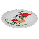 Boxer Dog Christmas Schneidebrett (Ecke)