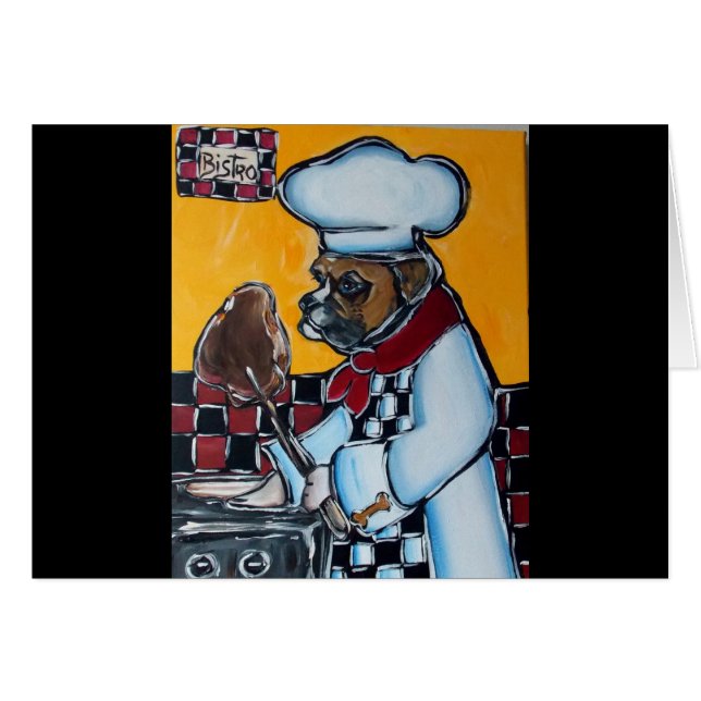 BOXER DOG COOK (Vorderseite (Horizontal))