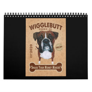 Boxer Dog Cookie Boxer Dog Lover Niedlich Boxer Kalender