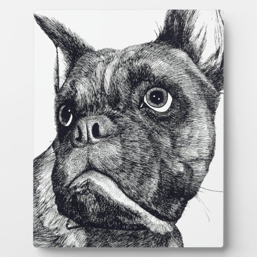 Boxer Dog Cutness Fotoplatte (Vorderseite)